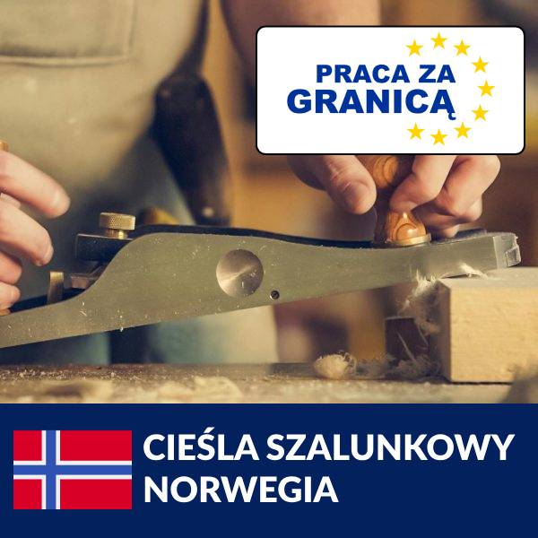 Praca cieśla szalunkowy Norwegia PzG