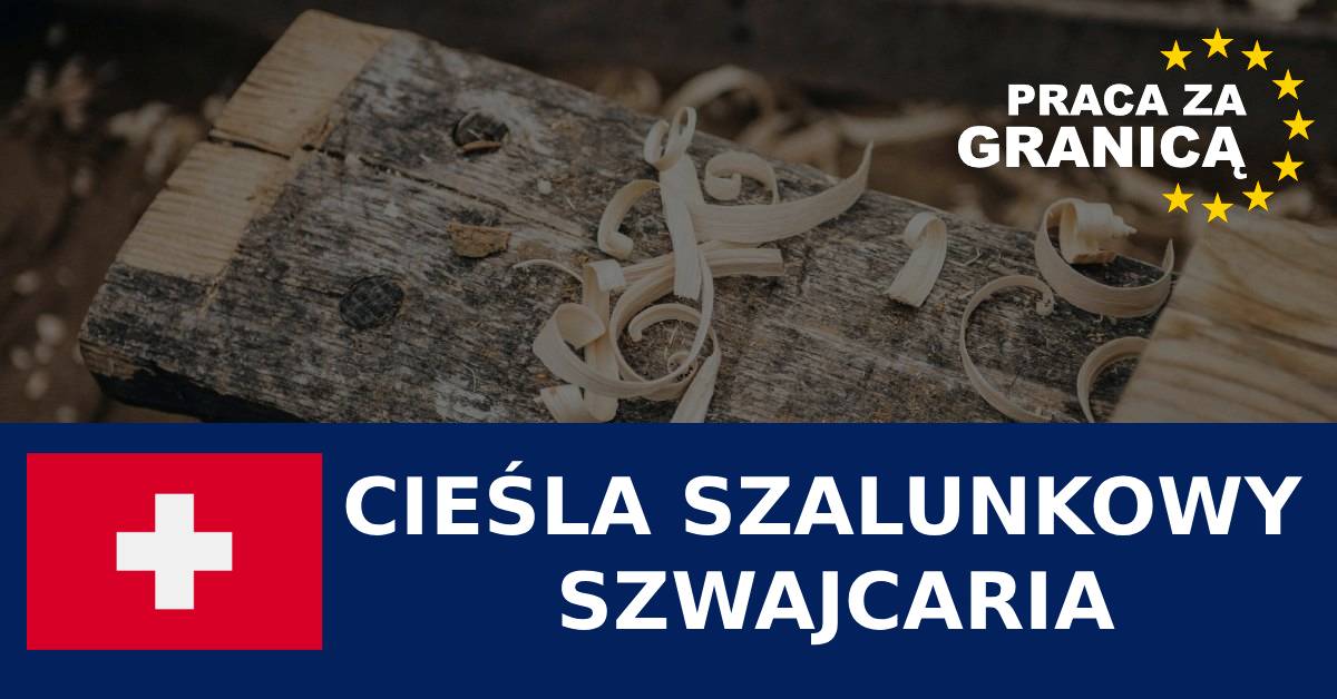 Praca cieśla szalunkowy Szwajcaria PzG