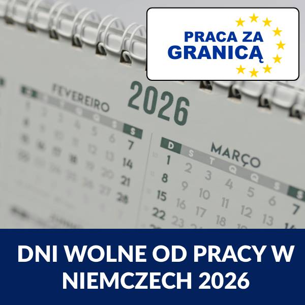 Dni wolne od pracy w Niemczech