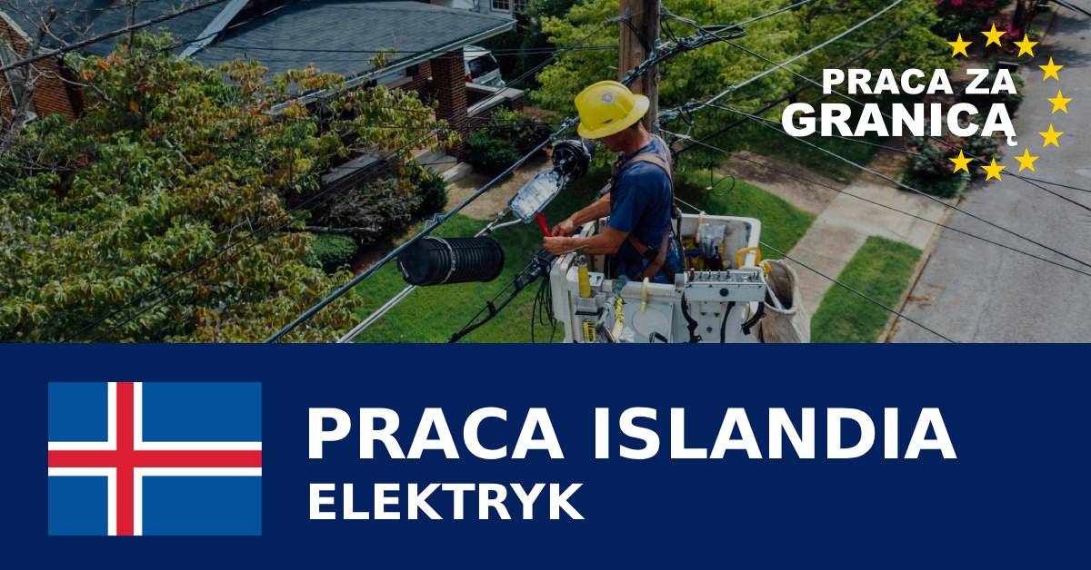 Praca elektryk Islandia PzG