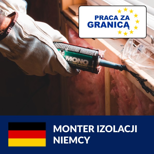 Praca monter izolacji Niemcy