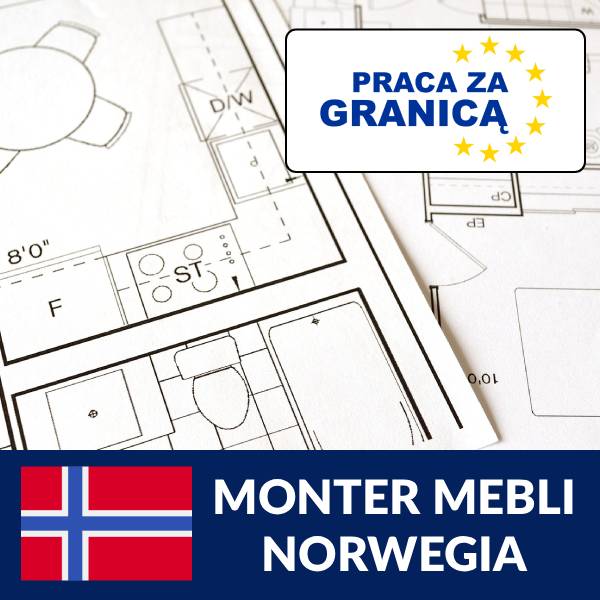Praca monter mebli Norwegia PzG