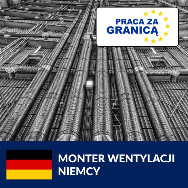 Praca monter wentylacji Niemcy