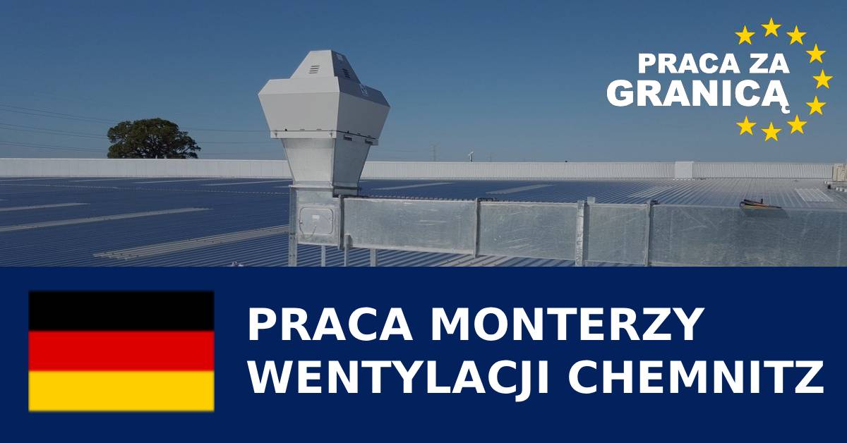 Praca monterzy wentylacji Chemnitz
