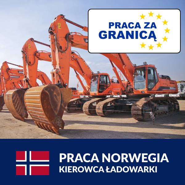 Kierowca ładowarki Norwegia PzG
