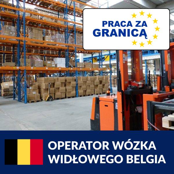 Operator wózka widłowego Belgia PzG
