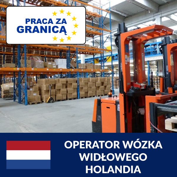 Operator wózka widłowego Holandia 