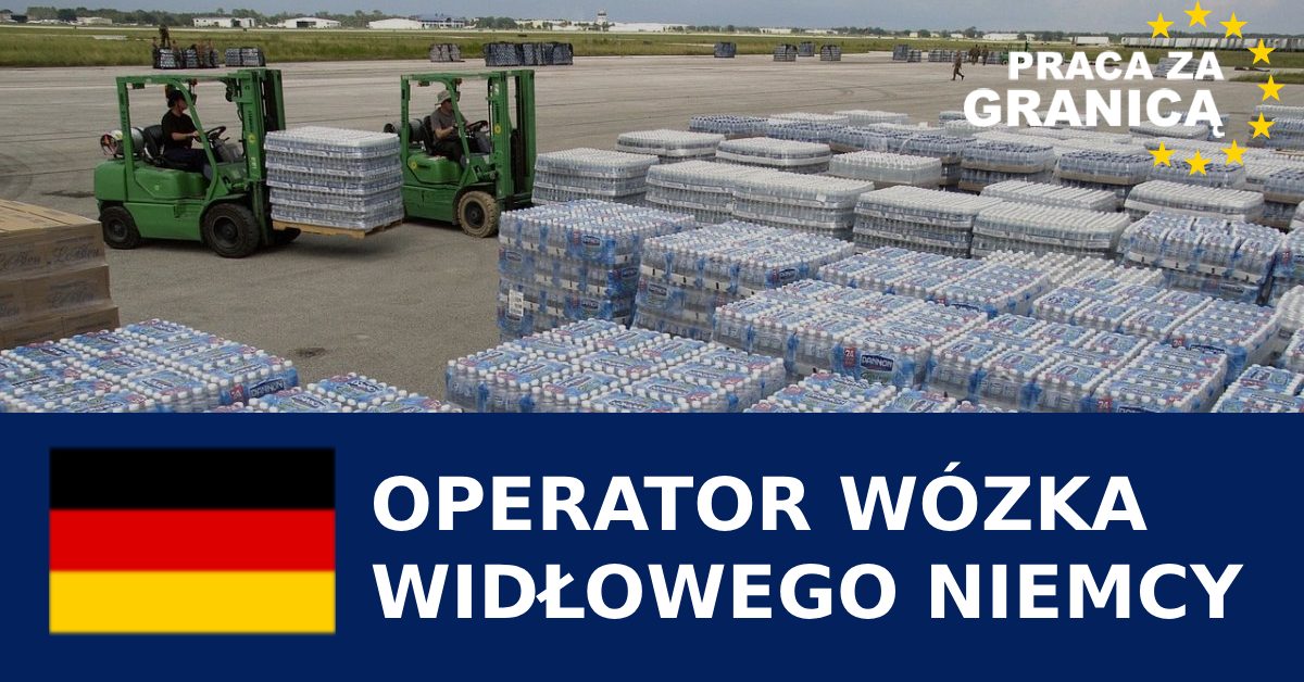 Praca Niemcy wózek widłowy