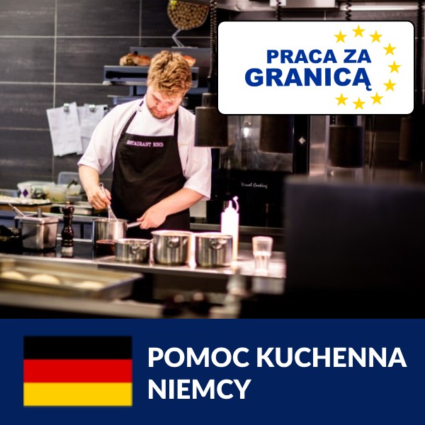 Praca pomoc kucharza Niemcy