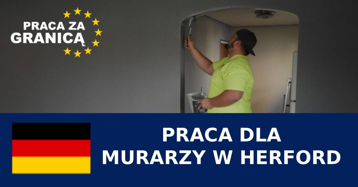 Praca dla murarzy w Herford