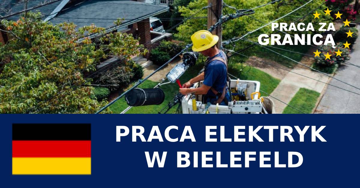 Praca elektryk w Bielefeld