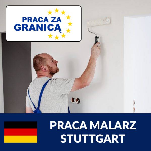 Praca malarza w Stuttgarcie=