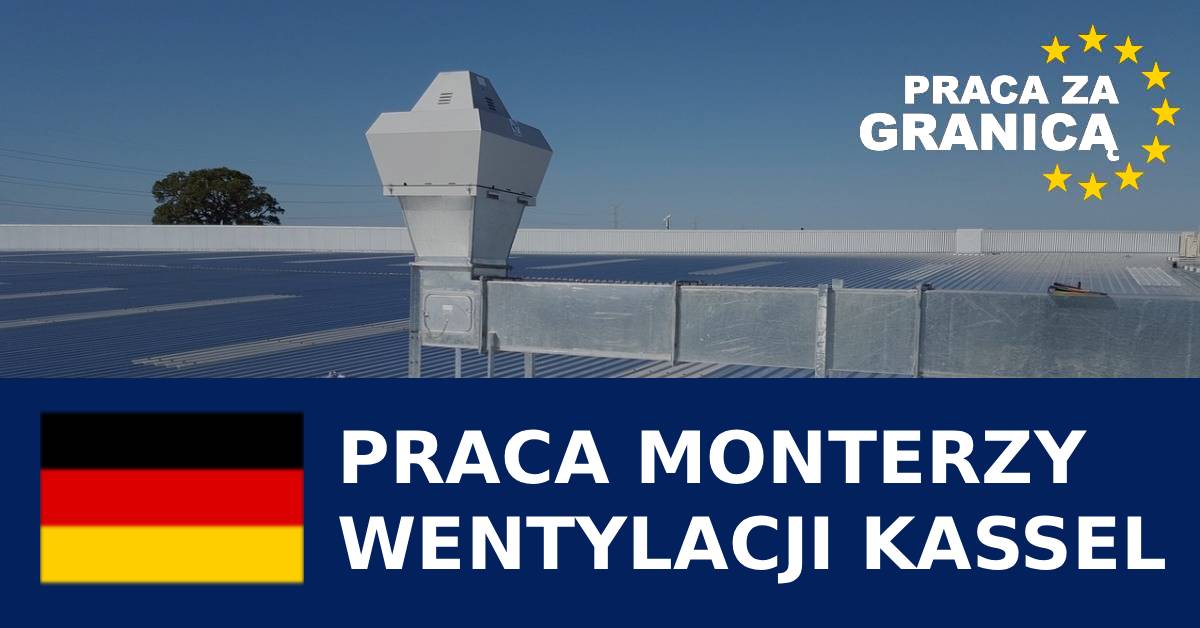 Praca monterzy wentylacji Kassel