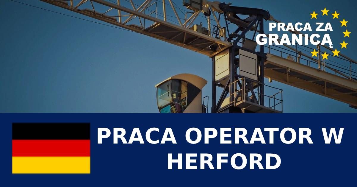 Praca operator w Herford