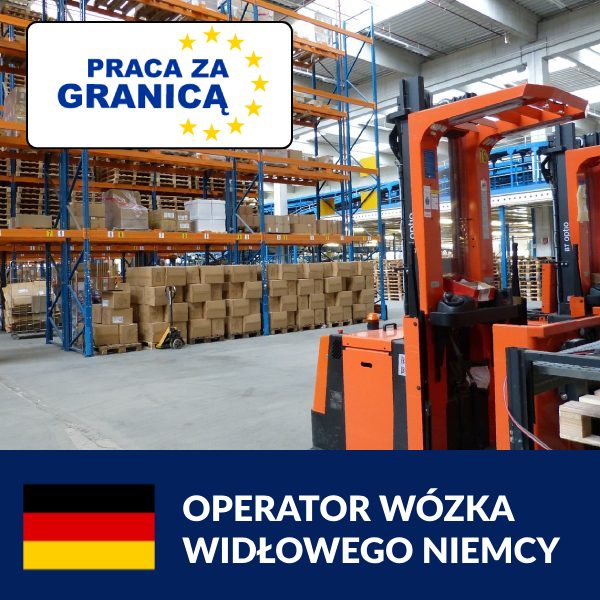 Praca wózek widłowy Niemcy