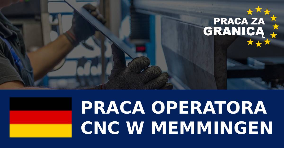 Memmingen praca operator CNC