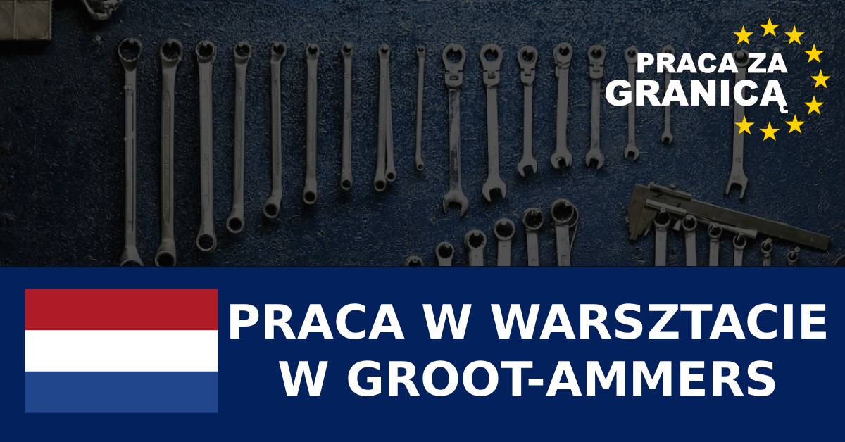 Praca w warsztatcie w Groot-Ammers