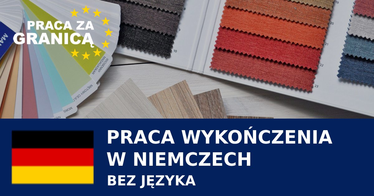 Praca wykończenia wnętrz Niemcy bez języka